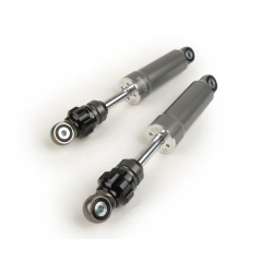 Coppia ammortizzatori anteriori -BGM PRO F16 SPORT- Lambretta LI, LIS, SX, TV (2a serie, 3a serie), DL, GP - grigio acciaio (2 PEZZI)