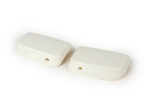 Coppia BGM PRO BGM4590KTWH senza fori specchietto, colore bianco 544, per pompe freno Vespa GTL 125-200 e GTS 125-300 compatibili.