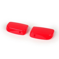 Coppia coperchi pompa freno -BGM PRO, senza fori per specchietto- Vespa GTL125/200 (ZAPM311, ZAPM312), GTS125 (ZAPM313), GTS250 (ZAPM451), GTS300 (ZAPM452), GTS i.e. Super125 (ZAPM453), GTS i.e. Super300 (ZAPM452) - rosso (894 red dragon)