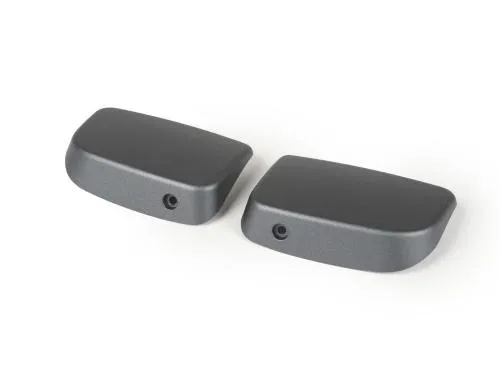 Coppia copripompa freno BGM PRO BGM4590KTGT senza fori specchio, grigio titanio 742/B, per Vespa GTL e GTS compatibili.