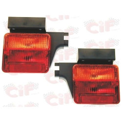 Par de intermitentes traseros completos para Ape TMP 50FL1-FL2, 50 Europa, Cross.