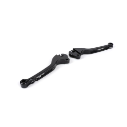 Pair of brake levers - BGM PRO CNC cable - Vespa Largeframe 1957-1998 - PX, T5, Sprint, Rally, GT, GTR, TS, VNA, VNB, VBB, VBA, GS, SS180, Smallframe 1963-1989 V50, 50N, V90, PV125, ET3, PK S, PK XL1 - black