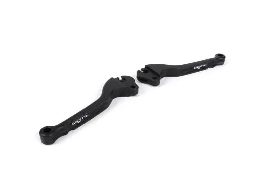 Coppia leve freno - BGM PRO CNC- cavo- Vespa Largeframe 1957-1998 - PX, T5, Sprint, Rally, GT, GTR, TS, VNA, VNB, VBB, VBA, GS, SS180, Smallframe 1963-1989 V50, 50N, V90, PV125, ET3, PK S, PK XL1 - nero opaco