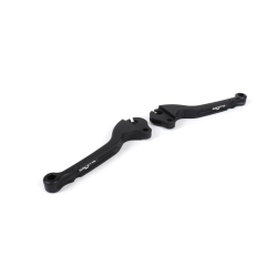 Coppia leve freno - BGM PRO CNC- cavo- Vespa Largeframe 1957-1998 - PX, T5, Sprint, Rally, GT, GTR, TS, VNA, VNB, VBB, VBA, GS, SS180, Smallframe 1963-1989 V50, 50N, V90, PV125, ET3, PK S, PK XL1 - nero opaco