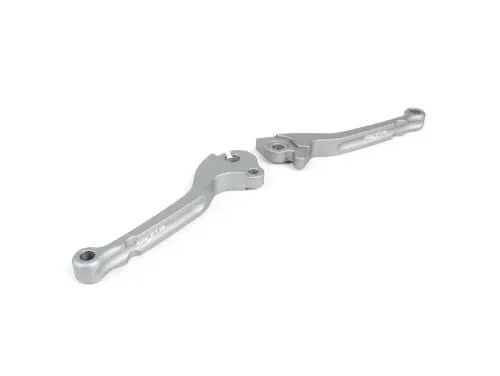 Coppia leve freno - BGM PRO CNC- freno a disco (HENG TONG)- Vespa PX (2004-) - argento