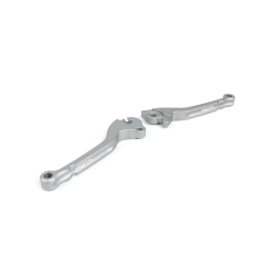 Coppia leve freno - BGM PRO CNC- freno a disco (HENG TONG)- Vespa PX (2004-) - argento
