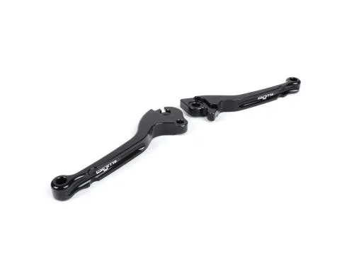 Leve freno e frizione BGM PRO 51097 in alluminio CNC nero per Vespa PX dal 2004 con pompa Heng Tong. Non adatte a Grimeca o LML.