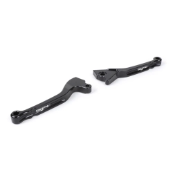 Coppia leve freno - BGM PRO CNC sport, corto (130mm)- Vespa LX, LXV, S, Primavera 50-150, Sprint 50-150 - nero