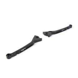 Coppia leve freno - BGM PRO CNC sport, lungo (165mm)- Vespa GT, GTL, GTS 125-300 - nero