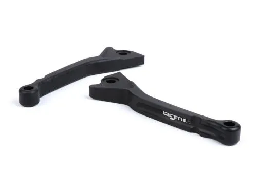 Coppia leve freno - BGM PRO sport, corto (130mm)- Vespa GT, GTL, GTS 125-300 - nero opaco