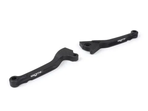 Coppia leve freno - BGM PRO sport, corto (130mm)- Vespa LX, LXV, S, Primavera 50-150, Sprint 50-150 - nero opaco