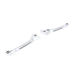 Coppia leve freno - BGM PRO sport, lungo (165mm)- Vespa GT, GTL, GTS 125-300 - cromato