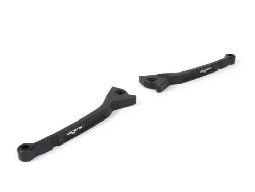 Coppia leve freno - BGM PRO sport, lungo (165mm)- Vespa GT, GTL, GTS 125-300 - nero opaco