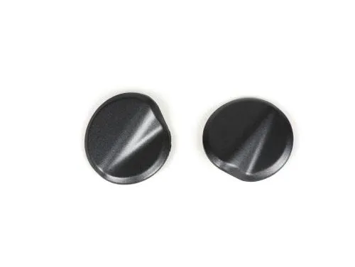 Coppia tappi copriforo specchietto -BGM PRO- Vespa GTS 125-300 (ZAPMA3100, ZAPMA3200, ZAPMA3300) GTS HPE, Supertech (ZAPMA3600) - grigio opaco (707/c)