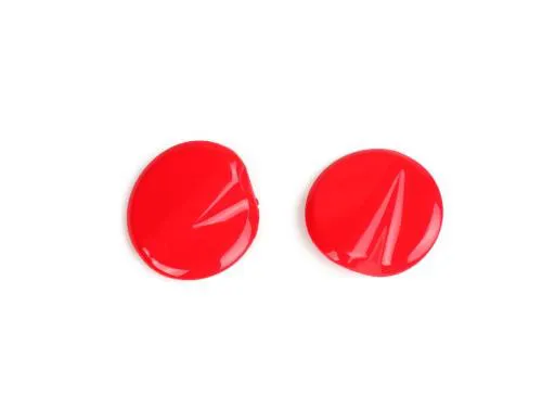 Coppia tappi copriforo specchietto -BGM PRO- Vespa GTS 125-300 (ZAPMA3100, ZAPMA3200, ZAPMA3300) GTS HPE, Supertech (ZAPMA3600) - rosso (894 red dragon)