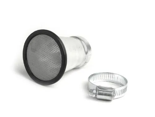 Cornetto aspirazione OEM-Quality BGM4421: attacco 42 mm, lunghezza 75 mm, fascetta e filtro inclusi per carburatori compatibili.