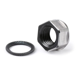 Dado frizione M12 x 1.50 collare Ø=18.6mm h=9mm apertura chiave=15 -BGM PRO- (usato come ghiera per Vespa PX, Rally180 (VSD1T), Rally200 (VSE1T), Sprint, T5 125cc, Cosa1)