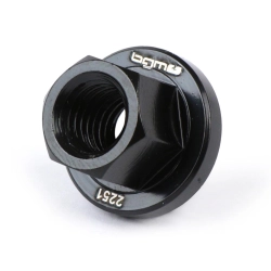 Dado volano BGM PRO BGM2251 M10x1,50 ad alta resistenza, flangia Ø22x4 mm, altezza 15 mm e chiave 14 per Vespa Smallframe compatibili.