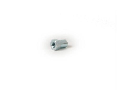Dado zigrinato per cavo freno -BGM ORIGINAL M6 x 1,0mm, SW10- cavo del freno anteriore Vespa PK, cavo del freno posteriore Vespa T5 125cc, conversione Vespa PX