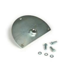 Estrattore BGM PRO per smontare l'albero motore dai carter Vespa Largeframe. Acciaio temprato, fissaggio su tre filetti M6 e spinta controllata.