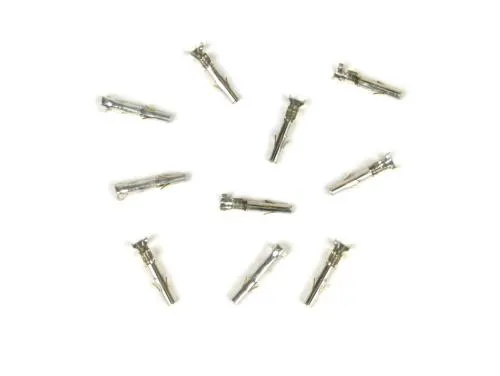 Kit di 10 terminali femmina BGM Original 50754, lunghi 20 mm e Ø 2,1 mm, per connettori statore Vespa PK, PX Arcobaleno, Cosa e T5.