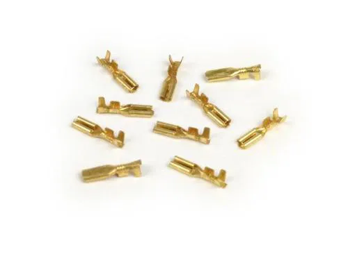 Faston innesto lamellare femmina 2.8mm Ø=0.5-1.0mm² DIN 18201 - 10 pz