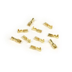 Faston innesto lamellare femmina 4.8mm Ø=0.5-1.0mm² DIN 46247 - 10 pz