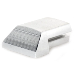 Puntale listelli pedana px fresato CNC colore alluminio