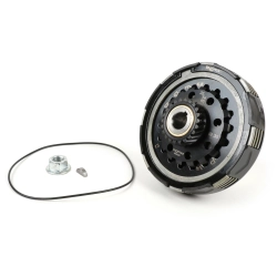 BGM PRO BGM6522TOU: frizione Superstrong 2.0 Touring Ultralube con pignone Z22 per primaria 64-65 denti di Vespa PX 200 e Rally 200.
