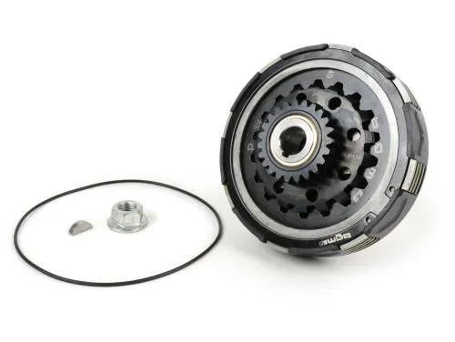 Clutch - 24 teeth - BGM Pro Superstrong 2.0 CR80 Ultralube, type Cosa2/FL - for elastic gear 62/63 teeth (straight) - Vespa PX, Cosa, T5, Sprint150 Veloce, Rally, GTR, TS125, Super150 (VBC)