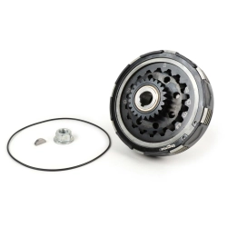 Frizione -BGM Pro Superstrong 2.0 CR80 Ultralube, tipo Cosa2/FL- per ingranaggio elastico 62/63 denti (diritti)- Vespa PX, Cosa, T5, Sprint150 Veloce, Rally, GTR, TS125, Super150 (VBC) - 23 denti