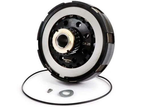 Frizione -BGM Pro Superstrong 2.0 Ultralube, tipo Cosa2/FL- per ingranaggio elastico 67/68 denti - Vespa PX80, PX125, PX150, T5 125cc, Cosa, Sprint150, Rally180, GT125/GTR125, TS125, GL150, Super125 (VNC1, 11001-), Super150 - 22 denti