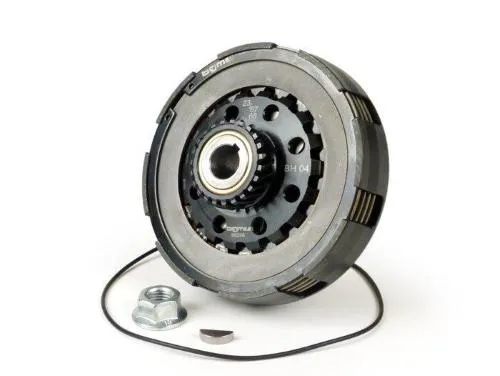 Frizione -BGM Pro Superstrong CNC, tipo Cosa2/FL - per ingranaggio elastico 67/68 denti - Vespa PX80, PX125, PX150, T5 125cc, Cosa, Sprint150, Rally180, GT125/GTR125, TS125, GL150, Super125 (VNC1, 11001-), Super150 - 23 denti
