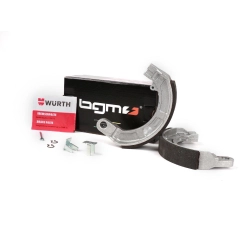 Ganasce BGM PRO 50030 da 150x25 mm per freno anteriore Vespa Rally, Sprint, TS, GT, GTR, GL, SS e GS compatibili. GTIN 4251389133759.