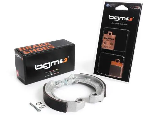 Ganasce freno -BGM PRO Sintersport- Vespa PX (2011-2017, freno a disco anteriore 'Heng Tong' + freno posteriore a tamburo) - Vespa PX125/150 (ZAPM741, ZAPM742)