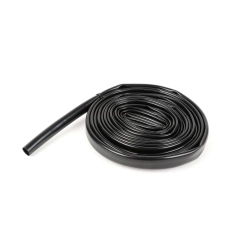 Guaina nera universale per cablaggi, diametro nominale 10 mm e lunghezza 5 m. Da tagliare a misura per proteggere e raggruppare i cavi.