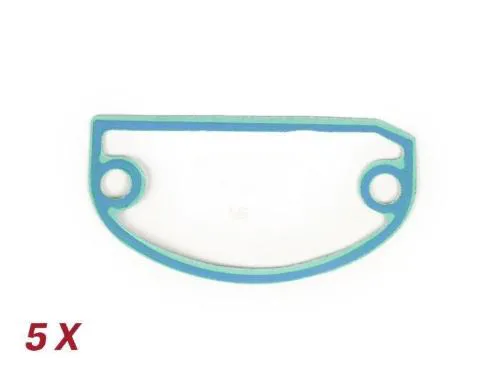 Kit 5 guarnizioni BGM PRO BGM1212GSV per selettore cambio Vespa Largeframe, carta da 0,5 mm con strato siliconico flessibile.