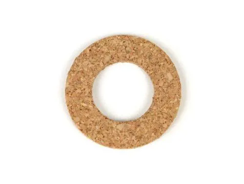 Guarnizione in sughero BGM ORIGINAL SC4012, 24×43,5×3 mm, per rubinetto benzina di Vespa Wideframe VN, VM e ACMA compatibili.